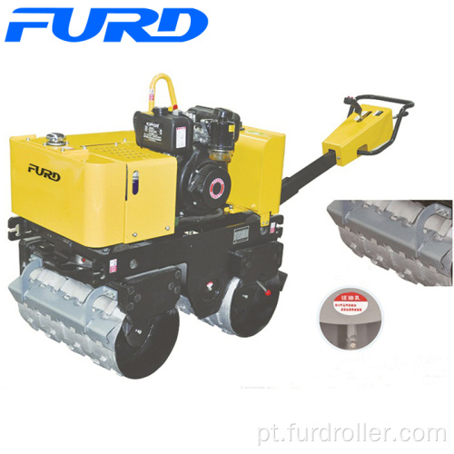 Rolo compactador vibratório manual de 800 kg para ovelhas duplas (FYL-G800C))